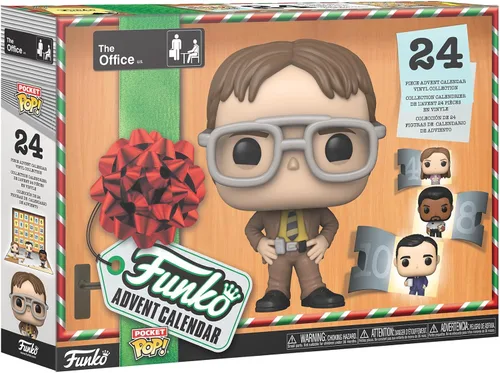 Vista 4 de Funko Pop! Calendario de Adviento: The Office - Michael Scott - 24 Días de Sorpresas - Mini Figuras de Vinilo Coleccionables - Caja Misterio - Idea