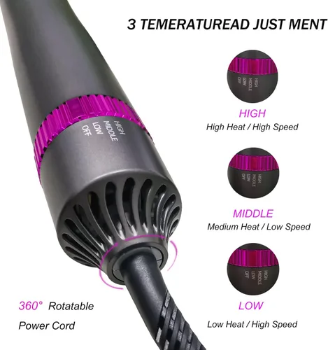 Vista 4 de Cepillo secador de pelo Swift Styler, juego de cepillos para secador de pelo 5 en 1, cepillo secador de pelo, cepillo secador de pelo en uno