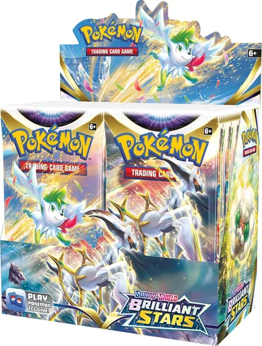 Vista 4 de Pokemon TCG: Sword & Shield Brilliant Stars - Caja de refuerzo de 36