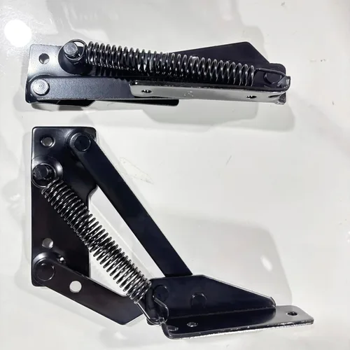 Vista 5 de Bisagra de resorte (1 par) Soporte de elevación plegable de 90 grados, bisagra de sofá cama, adecuado para puertas de gabinete, cajas