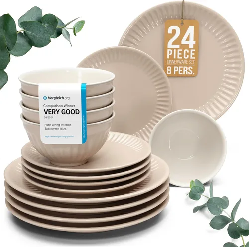 Vista 21 de Juego de vajilla de gres para 4 personas 12 piezas – Juego de platos y cuencos negros mate – Apto para lavavajillas, microondas y resistente a