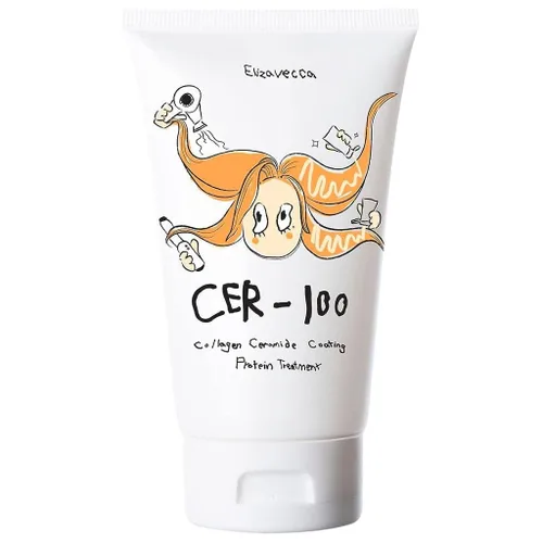 Elizavecca Milky Piggy - Tratamiento proteico de revestimiento de ceramida de colágeno, blanco, 3.38 onzas de Mainspring America, Inc. DBA Direct Cosmetics