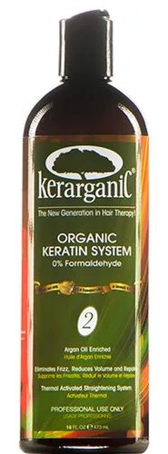Vista 3 de KERARGANIC - Libre de formaldehído - Sistema de queratina orgánica (16oz/ 16.0 fl oz) - Tratamiento de 3 pasos