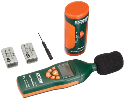 Vista 2 de Extech 407732-KIT Kit de medidor de nivel de sonido de rango bajo/alto