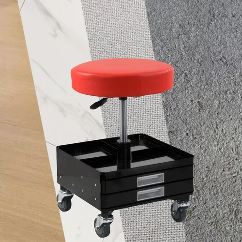 Vista 7 de RILIDRI Juego de 4 ruedas giratorias de vástago de 2 pulgadas, rueda de goma de diámetro de vástago de 7/16 pulgadas, ruedas de reemplazo de goma