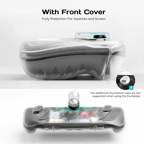 Vista 3 de Full Protective Case for Steam Deck Kickstand Case for Steam Deck- TPU Modcase with Front Cover Case, 3 in 1 Valve Steam Deck Accessories with