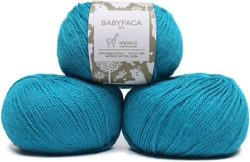 Vista 76 de Juego de 6 madejas de 100% lana de alpaca bebé (10.58 oz) de peso DK, fabricadas en Perú, celestial suave y perfecto para tejer y hacer ganchillo
