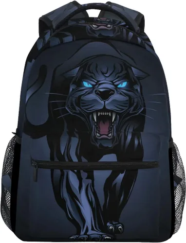 Vista 16 de senya Roaring Panther Mochila escolar Mochila de viaje para niños estudiantes, Patrón 3, Mochilas Daypack