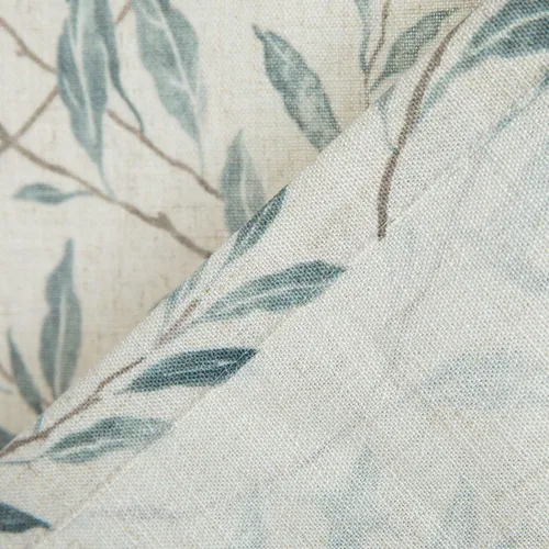 Vista 6 de VOGOL Cortina para puerta de patio con estampado de hojas, cortinas para puerta delantera filtrante de luz para ventana de cristal, 1 panel corto