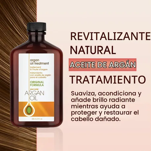 Vista 3 de One 'n Only Tratamiento capilar con aceite de argán, suero de control