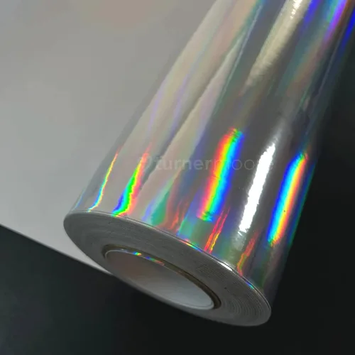 Vista 2 de Turner Moore Edition - Rollo de vinilo holográfico de 24 pulgadas, formato ancho, 24 pulgadas de ancho x 10 yardas, vinilo holográfico arcoíris