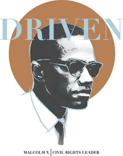 Vista 2 de Isaac Morris Limited Malcolm X Civil Rights Leader Driven - Camiseta de manga corta para hombre y mujer