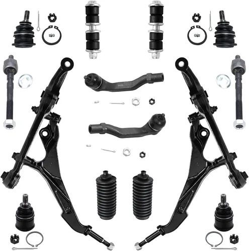 Vista 39 de Detroit Axle - Kit de suspensión RWD Front End de 16 piezas para Chrysler 300 Dodge Charger Challenger 11-14, 6 brazos de control, 4 barras