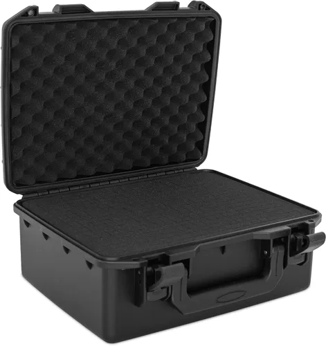 Vista 12 de Estuche de transporte duro, caja de almacenamiento a prueba de golpes con espuma personalizable, caja de herramientas protectora portátil de 11