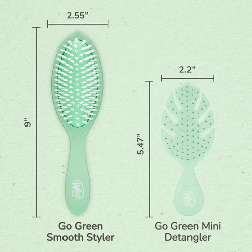 Vista 7 de Go Green Treatment & Shine - Cepillo para cabello húmedo.
