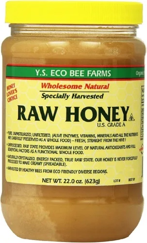Miel natural de Y.S. Eco Bee Farms, 22 onzas, paquete de 2