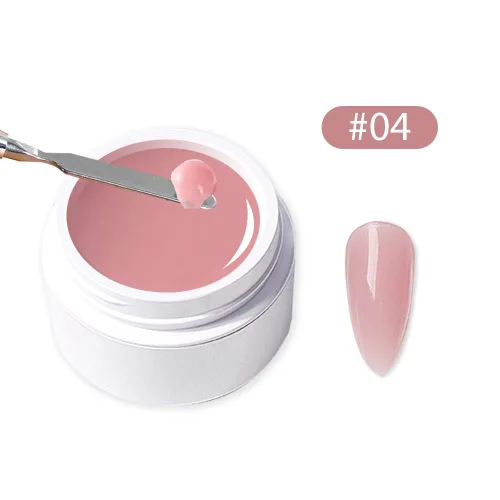 Vista 3 de VARNAIL Kit de extensión de uñas, gel de construcción sólido, gel de construcción de uñas no pegajoso con gel básico y herramientas, lámpara Gel