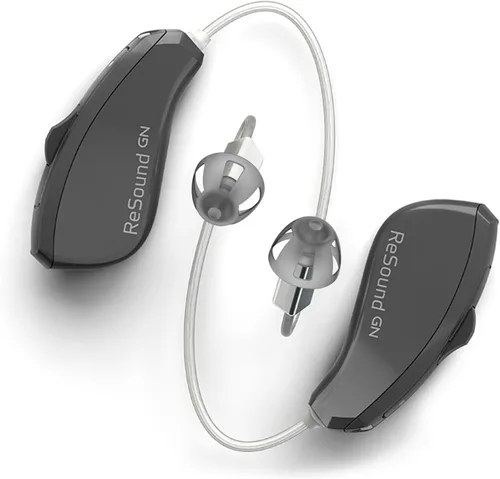 Vista 2 de Cúpulas para audífonos compatibles con Resound, puntas de oído abiertas ahumadas MicroEar, reemplazo de 6mm (Paquete pequeño de 20 piezas)