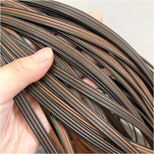 Vista 11 de Kit de reparación de ratán de plástico para muebles de mimbre 17.64 oz (196.9 ft) material de reparación de ratán sintético para cesta de mesa