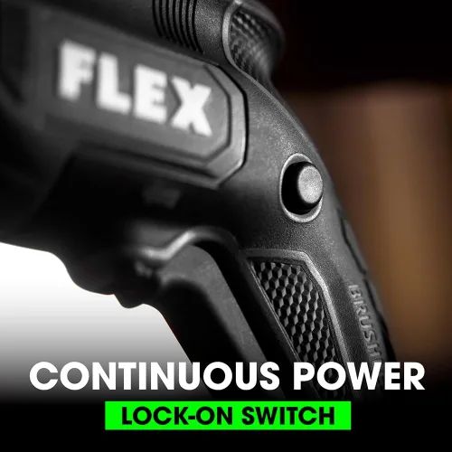 Vista 4 de FLEX Kit combinado de 2 herramientas inalámbricas sin escobillas de 24 V: pistola de tornillo para paneles de yeso con cargador de tornillos