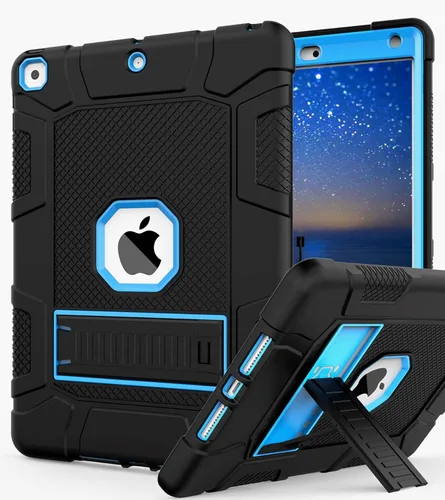 Vista 47 de Funda para iPad de 7ª/8ª generación, funda para iPad 10.2, híbrida, resistente, a prueba de golpes, funda de protección contra caídas construida