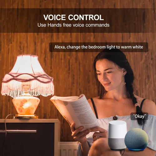Vista 2 de Zigbee - Bombillas inteligentes A15, requiere concentrador (compatible con Hue*, Alexa, Google y ConBee), E26, 5 W = 40 W, cambio de color de 400