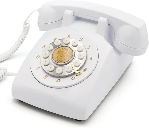 Vista 12 de Teléfono Libro de Invitados de Audio para Bodas, Teléfono Retro Libro de Invitados de Audio con Grabación de Voz Clara para Recepción de Boda