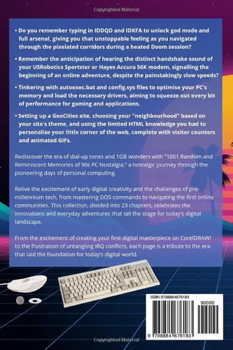 Vista 2 de 1001 Random and Reminiscent Memories of 90s PC Nostalgia Rediscover Forgotten Computer Terms, for Tech Enthusiasts, Gamers, and Geeks