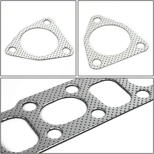 Vista 5 de DNA Motoring GKTSET-350Z-G35 Reemplazo del juego de juntas de cabezal de colector de escape de aluminio