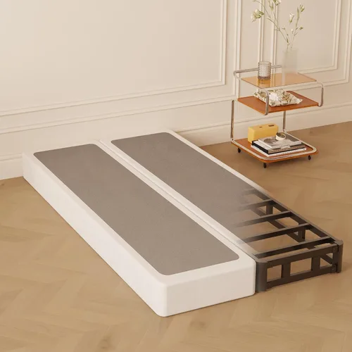 Vista 15 de Maenizi - Resorte de cama individual de 2 pulgadas de perfil bajo, base de cama de resorte de metal resistente, tabla para litera, base de colchón