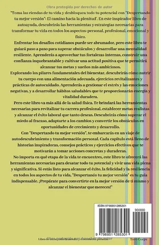 Vista 2 de Despertando tu mejor versión "Descubre el poder dentro de ti y despierta tu mejor versión". Libro de autoayuda crecimiento y desarrollo personal.
