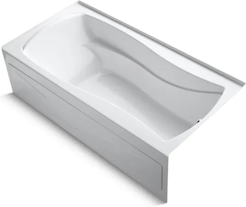 Kohler 1259-RA-0 Mariposa 72.4 in x 36.0 in baño alcobólico, drenaje derecho, Blanco