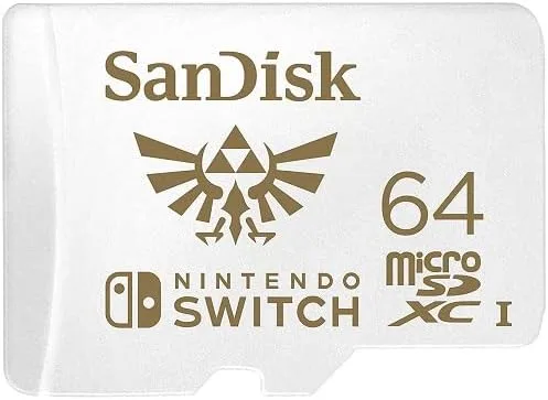 Vista 3 de SanDisk - Tarjeta de memoria Micro SD Nintendo Switch de 64 GB para Nintendo Switch Lite, Switch OLED y Switch (SDSQXAT-064G-GNCZN) Clase 10 UHS-1