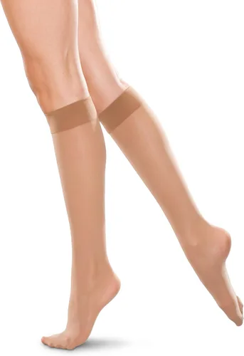 THERAFIRM Women's Sheer Knee Highs with Mild Compression
