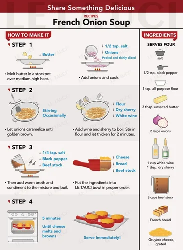 Vista 7 de LE TAUCI Tazones de sopa de cebolla francesa, cuencos de cerámica de 15 onzas con asas, para chile, estofado de res, apto para horno, microondas