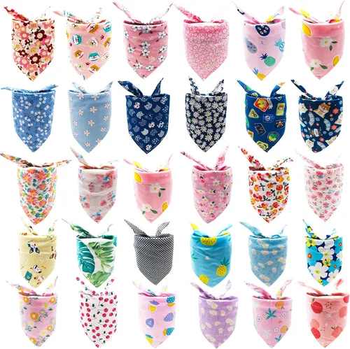 Vista 25 de 50 pañuelos para perro para el día del padre, extra grandes, extra grandes, XL, XXL, triangular, bufandas para la cabeza, orillo, costura de borde