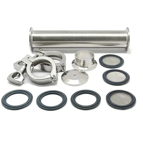 Vista 3 de QiiMii Tubo de cámara de vacío de acero inoxidable 304, longitud de 6" (1.59 oz de peso)