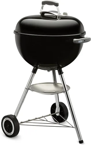 Weber Original Kettle - Parrilla de carbón para cocinar y barbacoa al aire libre, 18 pulgadas, color negro
