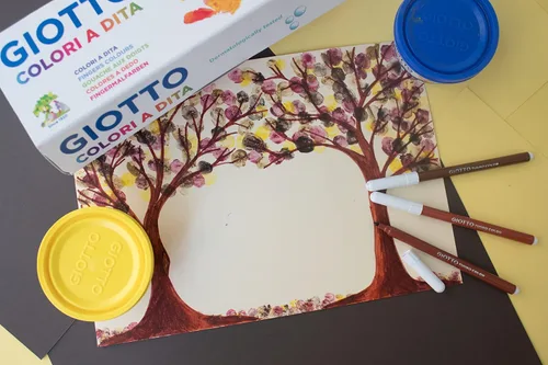 Vista 8 de ESTUCHE 6 BOTES PINTURA DEDOS 200ML Giotto COLORES SURTIDOS