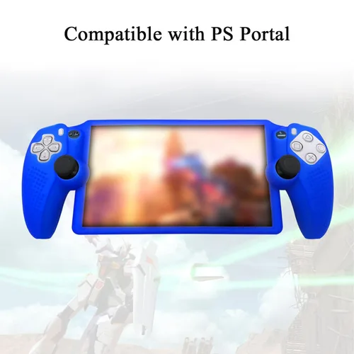 Vista 2 de MOJOXR Silicone Protective Cover and Stick Caps Compatible with Playstation Portal, Anti-Slip Protector Case and 10 Thumb Grip Caps Accessories for