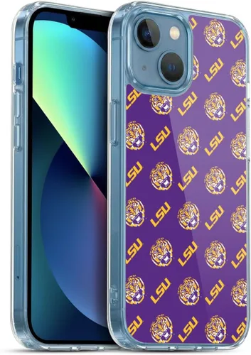 Vista 15 de Head Case Designs Funda de gel suave con licencia oficial de la Universidad Estatal de Louisiana LSU Camou compatible con Apple iPhone 7 Plus/iPhone