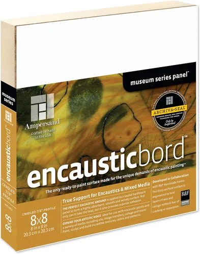 Vista 58 de Ampersand Art Supply Panel de pintura de madera: Serie Museo Encausticbord, cuna de 1,5 pulgadas, 6 "x 6