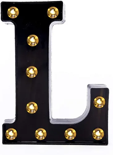 Vista 14 de Foaky Luces LED Negras de Números de Marquesina Letrero Luces de Números de Marquesina que se Iluminan para Luz Nocturna Boda Fiesta de Cumpleaños