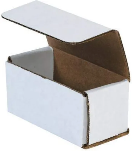 Vista 10 de Secure Seal Cajas de envío – Sobres de 5 x 5 x 3 pulgadas – Embalaje de cartón corrugado plegable blanco para correo, mudanza, almacenamiento