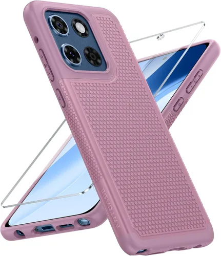 Vista 102 de FNTCASE Funda para Motorola Moto G-Stylus-5G-2023: funda protectora de doble capa a prueba de golpes Parte trasera texturizada antideslizante