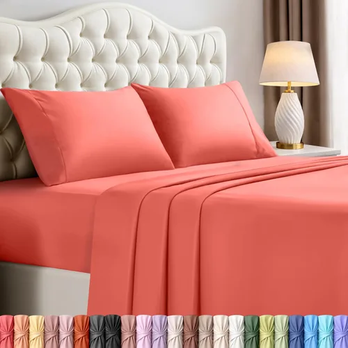 Vista 38 de Utopia Bedding - Juego de sábanas de microfibra cepillada, resistente al encogimiento y a la decoloración, de fácil cuidado, 3 piezas, tamaño Beige