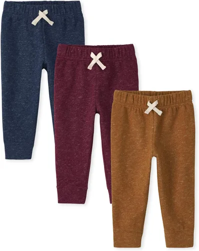 The Children's Place Baby 3 Pack and Toddler Boys Jogger Pants 3-Pack