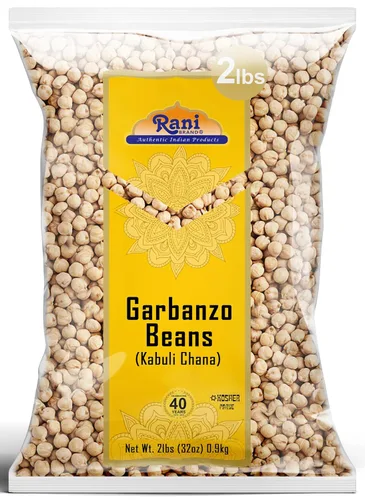 Vista 10 de Rani Garbanzos (Kabuli Chana) 1.81kg (64oz / 4lbs) a granel ~ Completamente naturales Veganos Sin gluten Sin transgénicos Kosher De origen