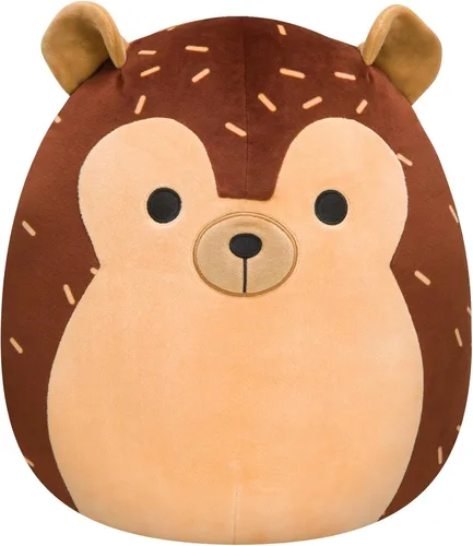 Squishmallows Original Erizo Marrón Hans de 14 Pulgadas - Peluche Oficial Jazwares Grande Ultrasuave