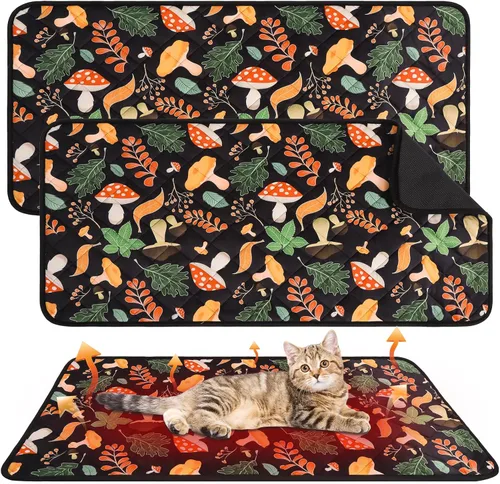Vista 12 de Homimp Paquete de 2 Camas para Conejillo de Indias, Cama Impermeable Reutilizable para Animales Pequeños, Almohadilla Súper Absorbente para Orina
